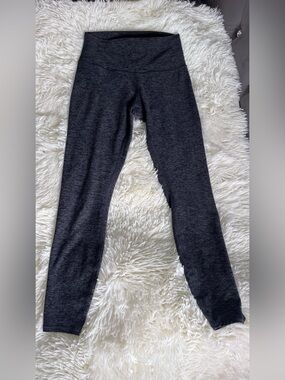 ALO Yoga Kids Dark Charcoal Gray Leggings